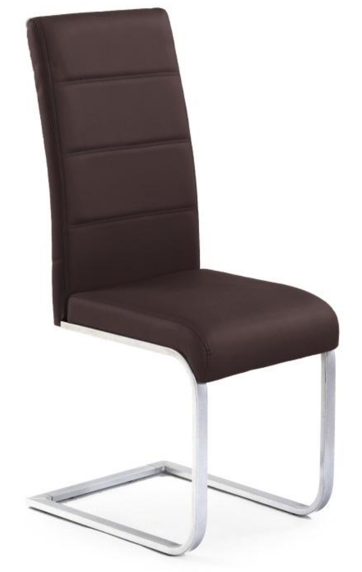 krzesło kuchenne, krzesła, krzesła nowoczesne, krzesła do jadalni, ekoskóra, brązowy